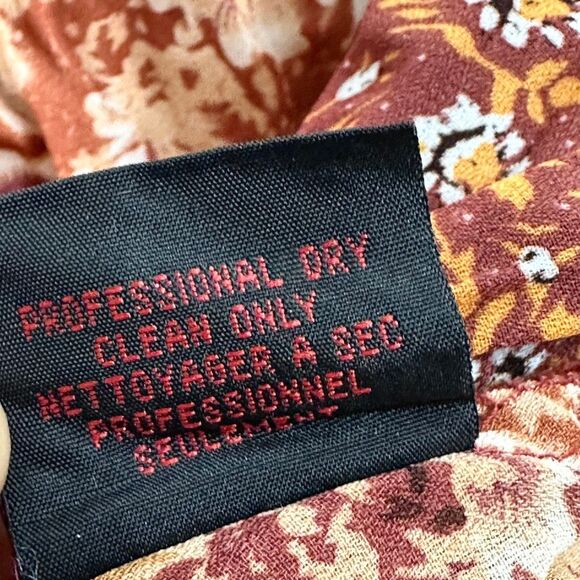 Y2K Debbie Shuchat Burnout Velvet Maxi Skirt 8 Boho Festival Whimsigoth Flaw - Picture 10 of 16